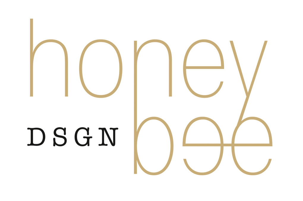 logo for honeybeedesign grafisk design firma